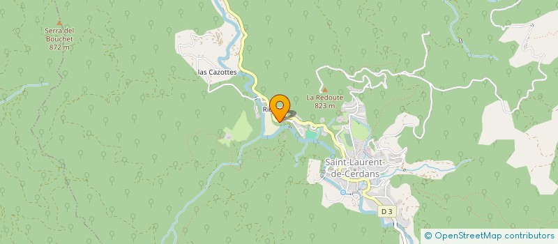 localisation de l'entreprise MAISON DE SANTE PLURIPROFESSIONNELLE DU HAUT VALLESPIR ANTENNE DE SAINT LAURENT DE CERDANS  ST LAURENT DE CERDANS