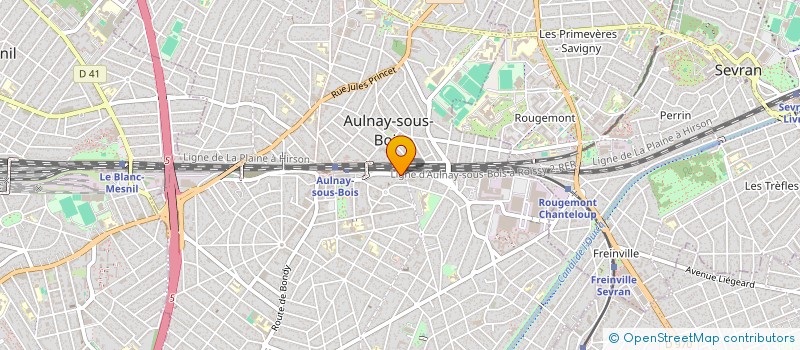 localisation de l'entreprise MAISON DE SANTE PLURIPROFESSIONNELLE DU PARC à AULNAY-SOUS-BOIS