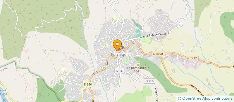 localisation de l'entreprise MAISON DE SANTE PLURIPROFESSIONNELLE DU PAYS DE FORCALQUIER  FORCALQUIER