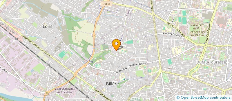 localisation de l'entreprise MAISON DE SANTE PLURIPROFESSIONNELLE GENSEMIN à BILLERE