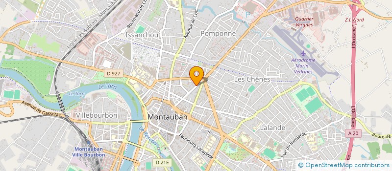 localisation de l'entreprise MAISON DE SANTE PLURIPROFESSIONNELLE INGRES  MONTAUBAN