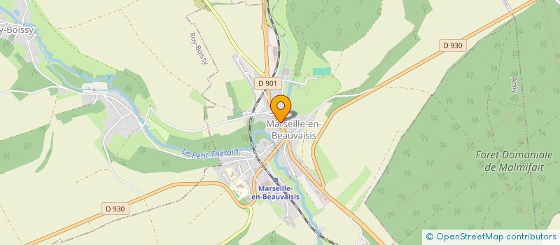 localisation de l'entreprise MAISON DE SANTE PLURIPROFESSIONNELLE MARSEILLAISE  MARSEILLE-EN-BEAUVAISIS