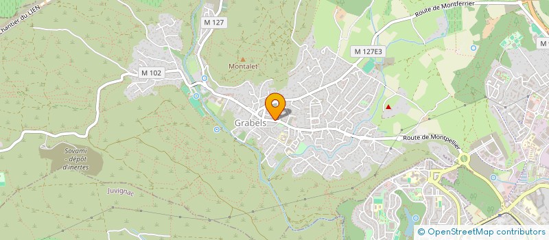 localisation de l'entreprise MAISON DE SANTE PLURIPROFESSIONNELLE MULTISITE DE GRABELS  GRABELS