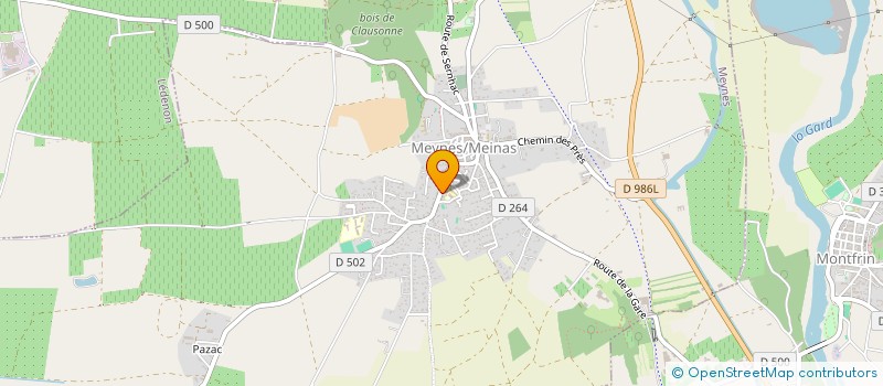 localisation de l'entreprise MAISON DE SANTE PLURIPROFESSIONNELLE MULTISITES MEYNES SERNHAC  MEYNES