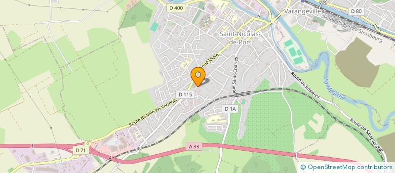 localisation de l'entreprise MAISON DE SANTE PLURIPROFESSIONNELLE PORTOISE à SAINT-NICOLAS-DE-PORT