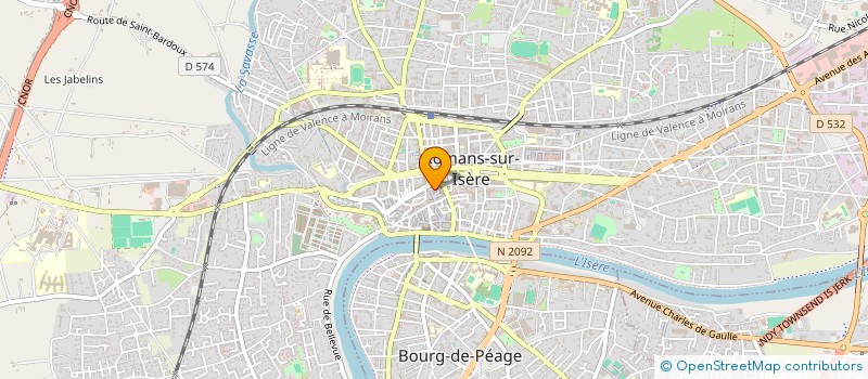 localisation de l'entreprise MAISON DE SANTE PLURIPROFESSIONNELLE ROMANS JACQUEMART  ROMANS-SUR-ISERE