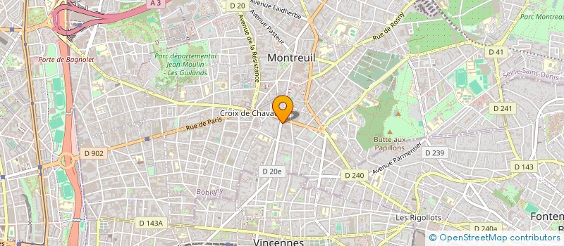 localisation de l'entreprise MAISON DE SANTE PLURIPROFESSIONNELLE WILSON à MONTREUIL