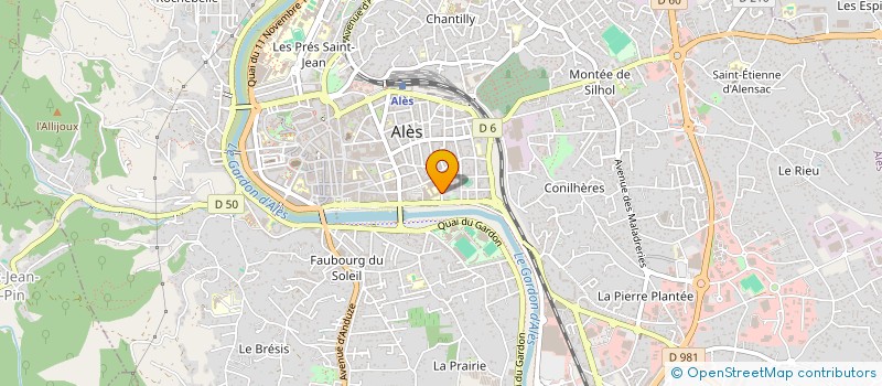 localisation de l'entreprise MAISON DE SANTE PROTESTANTE  ALES