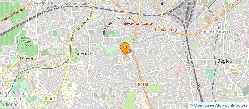 localisation de l'entreprise MAISON DE SANTE PROTESTANTE BAGATELLE à TALENCE