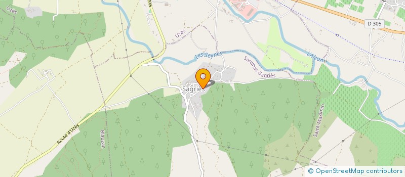 localisation de l'entreprise MAISON DE SANTE RACINE  SANILHAC-SAGRIES