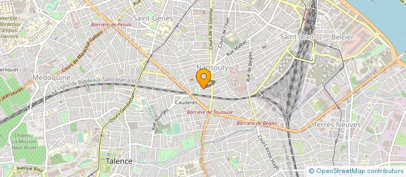 localisation de l'entreprise MAISON DE SANTE SAINT JEAN à BORDEAUX