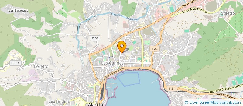 localisation de l'entreprise MAISON DE SOINS DU FINOSELLO à AJACCIO