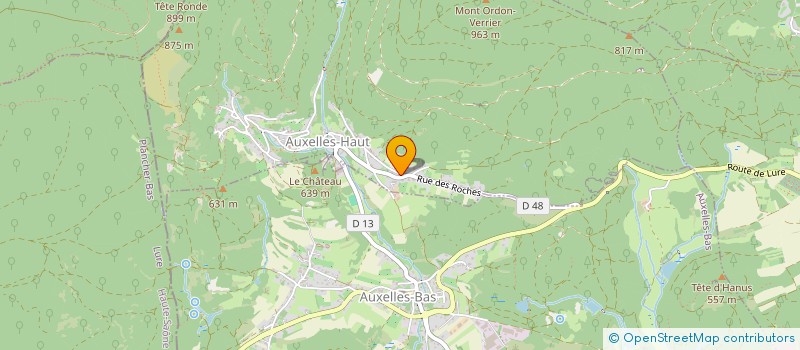 localisation de l'entreprise MAISON DE SOINS DU TILLEUL  AUXELLES-HAUT
