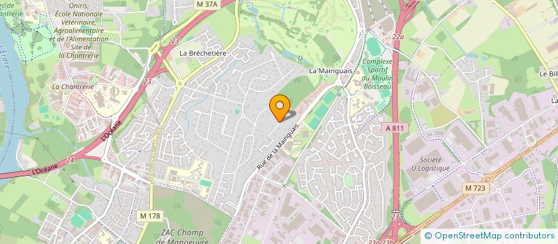 localisation de l'entreprise MAISON DE ST JEAN  CARQUEFOU