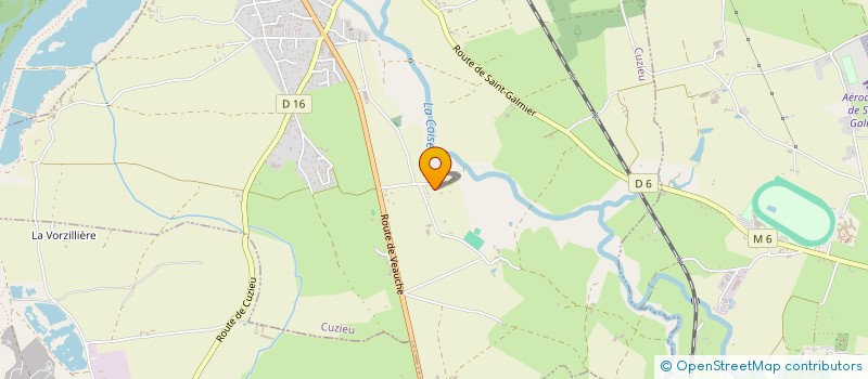 localisation de l'entreprise MAISON DE ST VINCENT DE PAUL  CUZIEU