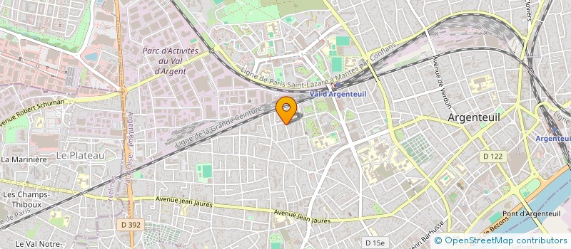 localisation de l'entreprise MAISON DE TASSIN  ARGENTEUIL