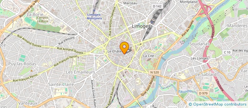 localisation de l'entreprise MAISON DE THE LIMOGES à LIMOGES