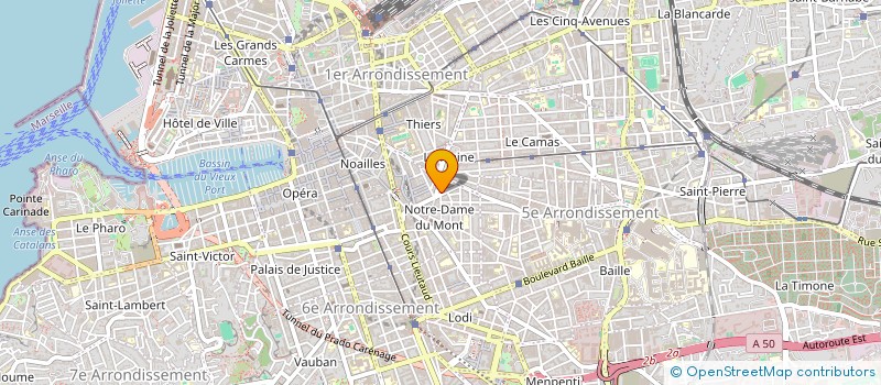 localisation de l'entreprise MAISON DE VILLE à MARSEILLE 6EME