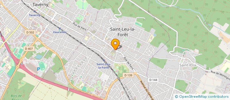 localisation de l'entreprise MAISON DEBUIRE ET FILS à SAINT-LEU-LA-FORET
