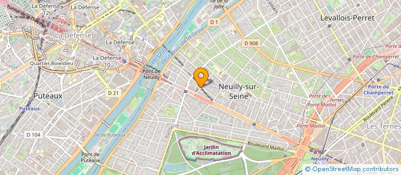 localisation de l'entreprise MAISON DEBUSSY à NEUILLY-SUR-SEINE