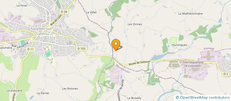 localisation de l'entreprise MAISON DEGUT à POMEYS