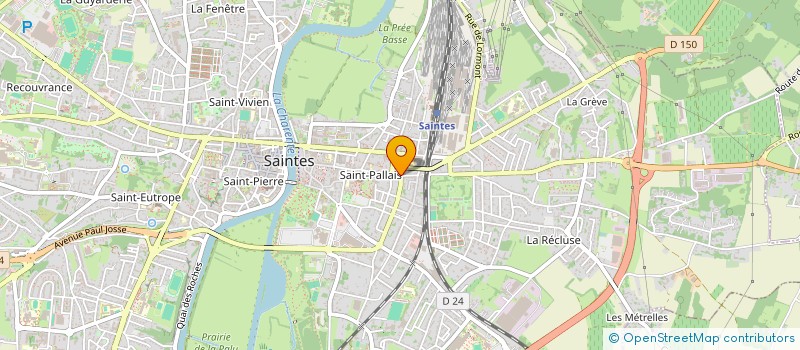 localisation de l'entreprise MAISON DEISS à SAINTES