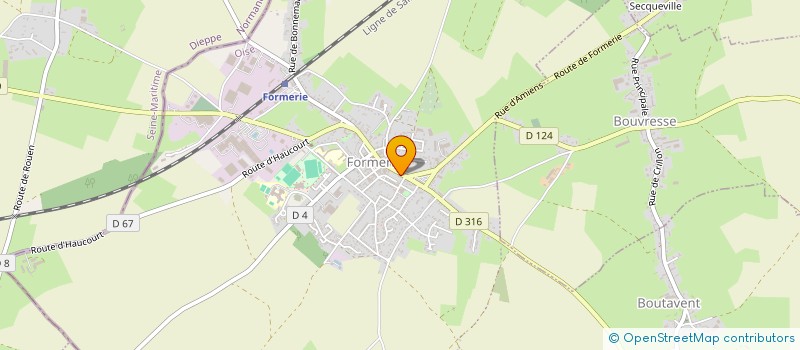 localisation de l'entreprise MAISON DELAHAYE  FORMERIE