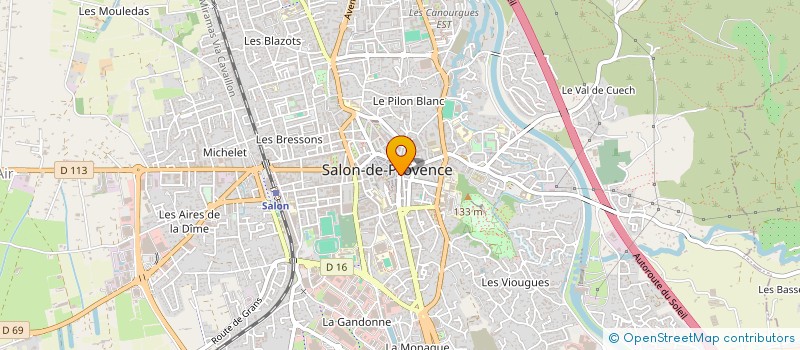 localisation de l'entreprise MAISON DELANGE  SALON-DE-PROVENCE