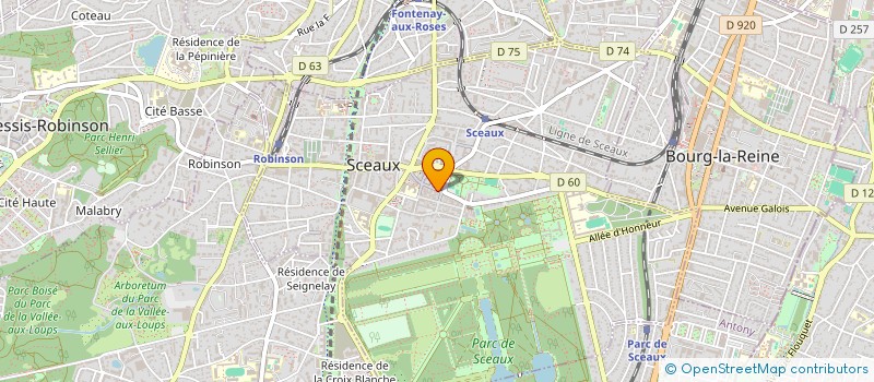 localisation de l'entreprise MAISON DELAYE à SCEAUX