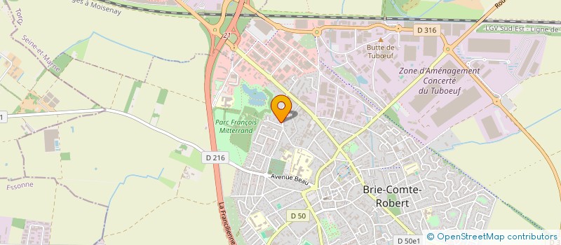 localisation de l'entreprise MAISON DELCAN HORSES  BRIE-COMTE-ROBERT