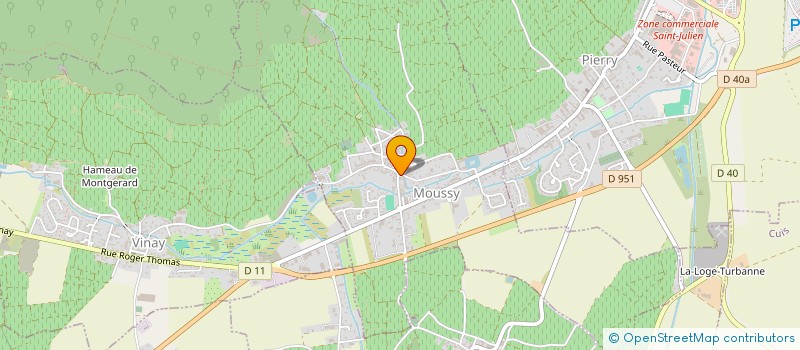 localisation de l'entreprise MAISON DELLIS  MOUSSY