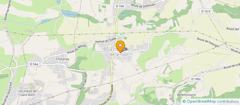 localisation de l'entreprise MAISON DENTAIRE CHAPELANDE  LA CHAPELLE-DE-LA-TOUR