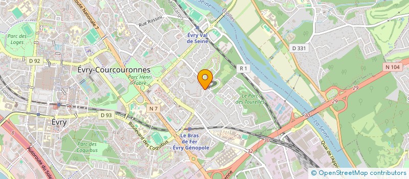 localisation de l'entreprise MAISON DENTAIRE DE L'ESSONNE à EVRY-COURCOURONNES