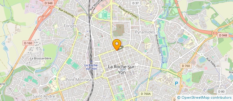 localisation de l'entreprise MAISON DEPARTEMENTALE DE L EMPLOI ET DU DEVELOPPEMENT ECONOMIQUE DE LA VENDEE à LA ROCHE-SUR-YON