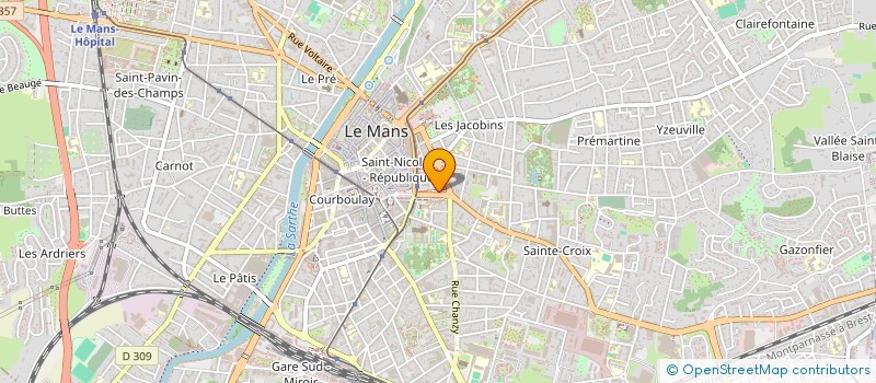 localisation de l'entreprise MAISON DEPARTEMENTALE DES ADOLESCENTS DE LA SARTHE à LE MANS