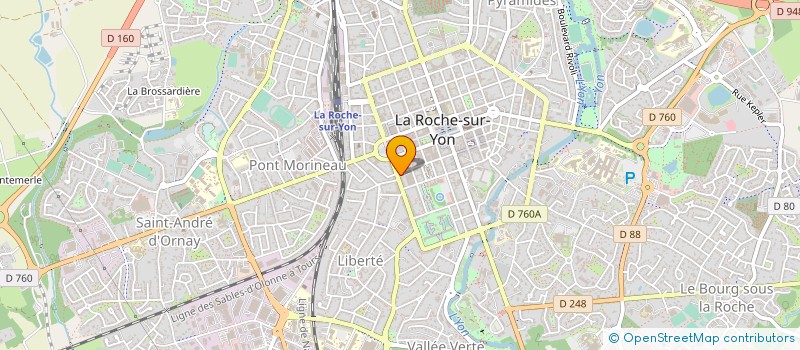 localisation de l'entreprise MAISON DEPARTEMENTALE DES ADOLESCENTS DE LA VENDEE à LA ROCHE-SUR-YON