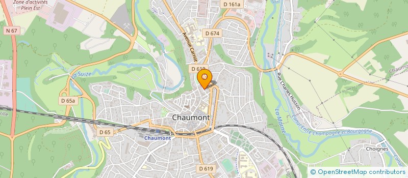 localisation de l'entreprise MAISON DEPARTEMENTALE DU TOURISME DE HAUTE MARNE à CHAUMONT