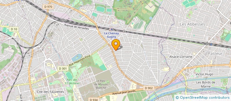 localisation de l'entreprise MAISON DES 3 L à GAGNY