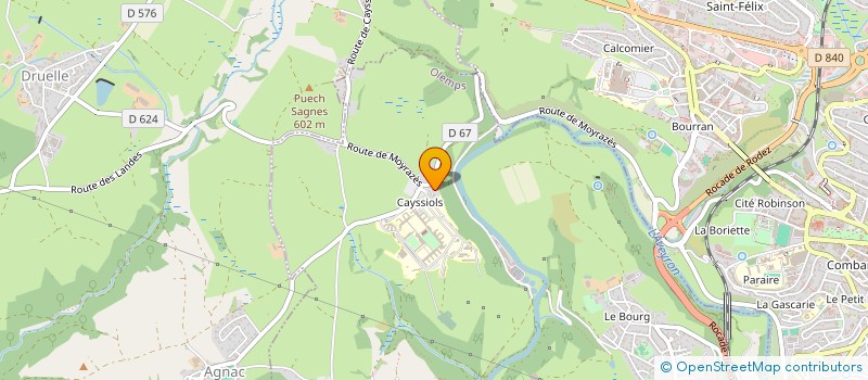 localisation de l'entreprise MAISON DES ADOLESCENTS DE L'AVEYRON à RODEZ