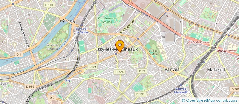 localisation de l'entreprise MAISON DES ADOLESCENTS DES HAUTS DE SEINE à ISSY-LES-MOULINEAUX