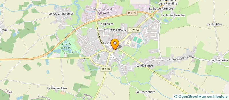 localisation de l'entreprise MAISON DES AGES ET DES CULTURES à LEGE