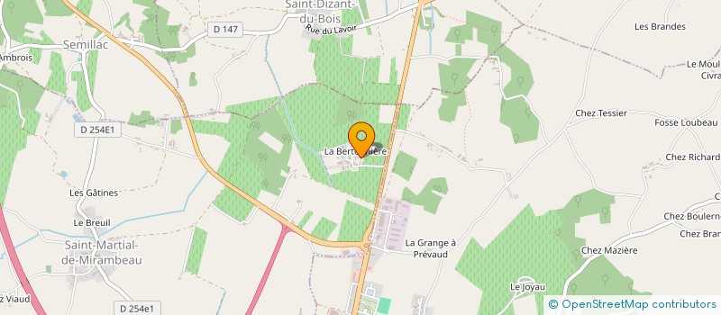 localisation de l'entreprise MAISON DES ALCOOLS DE FRANCE (M A F)  SAINT-MARTIAL-DE-MIRAMBEAU