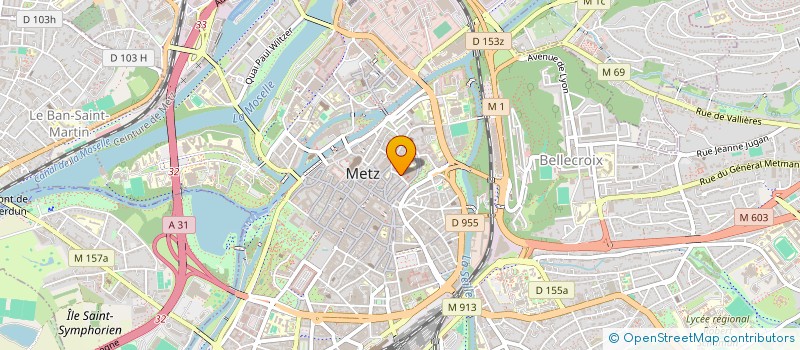 localisation de l'entreprise MAISON DES ALTERNATIVES ECOLOGIQUES ET CITOYENNES à METZ