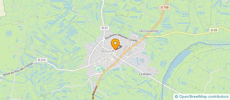 localisation de l'entreprise MAISON DES ANGES  BOUIN