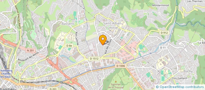 localisation de l'entreprise MAISON DES ARTISANS BOULANGERS DE SAVOIE  BARBY