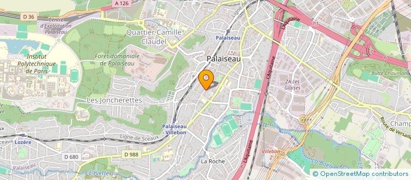 localisation de l'entreprise MAISON DES ARTISTES à PALAISEAU