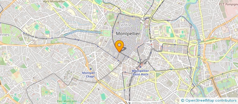 localisation de l'entreprise MAISON DES ARTISTES & PLASTICIENS MAP  MONTPELLIER