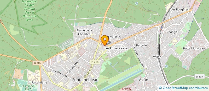 localisation de l'entreprise MAISON DES ARTS  FONTAINEBLEAU