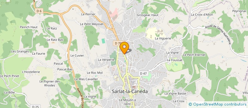 localisation de l'entreprise MAISON DES ARTS DE LA SCENE à SARLAT-LA-CANEDA