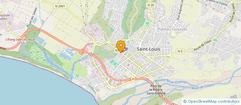 localisation de l'entreprise MAISON DES ARTS ET DES LOISIRS à SAINT-LOUIS